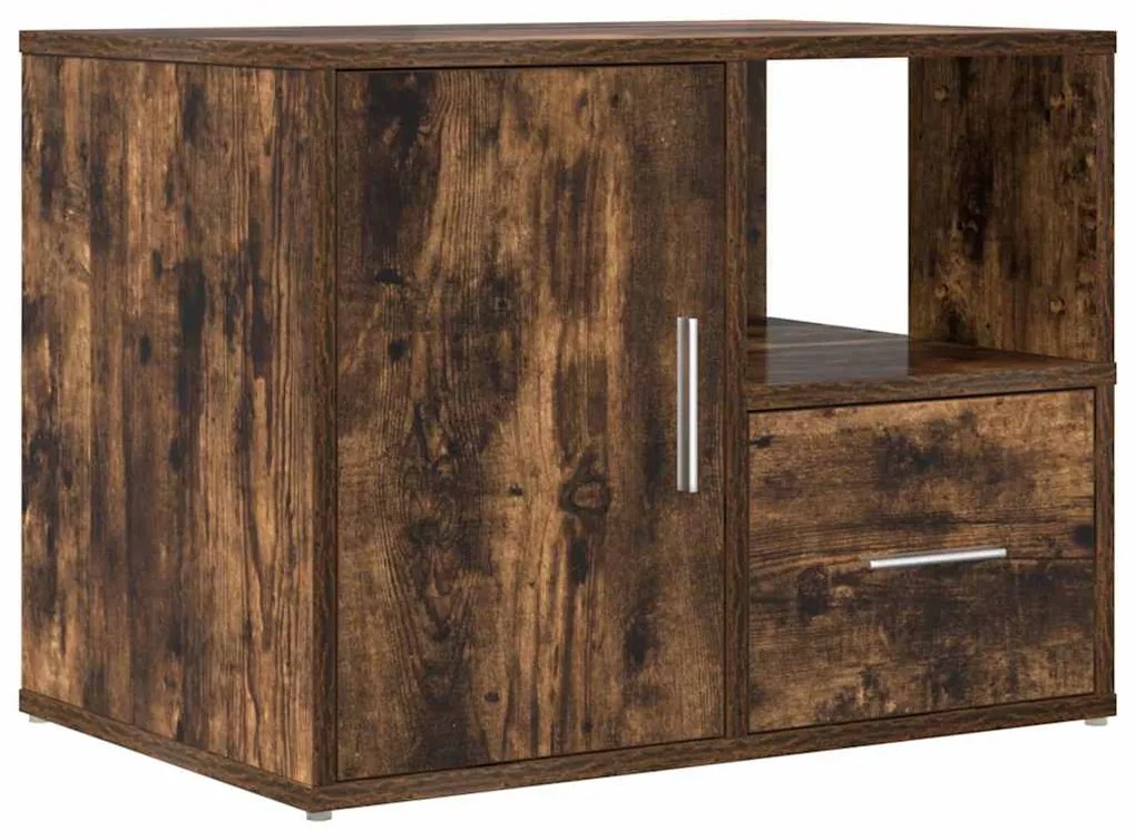 vidaXL Γωνιακό Έπιπλο Καπνιστή δρυς 160x40x45 εκ. από Επεξεργ. Ξύλο