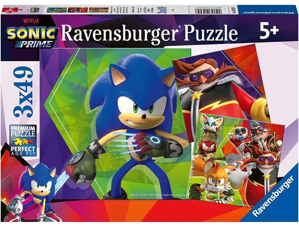 Παιδικό Παζλ Sonic Prime The Adventures 05695 Multi Ravensburger