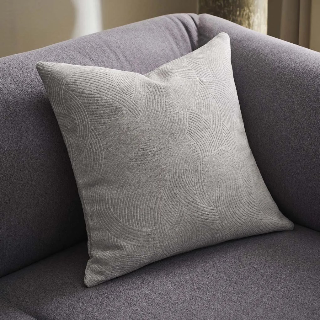 Διακοσμητική Μαξιλαροθήκη Βελουτέ (46x46) Gofis Home Nimbus Cloud Grey 447/01