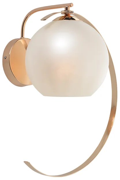 Φωτιστικό Επίτοιχο Aca DCR17501W IPARELLE Χρυσό Χρώμα (Gold Coloured)