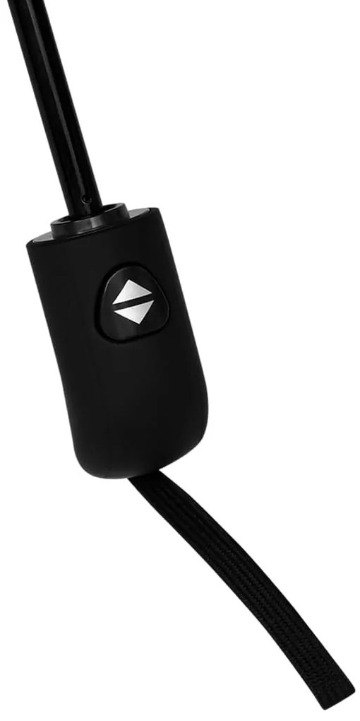 vidaXL Ομπρέλα Πτυσσόμενη Αυτόματη Μαύρη 95 εκ.