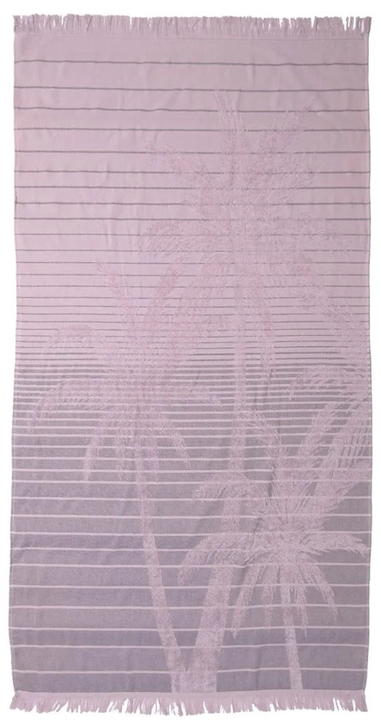 Πετσέτα Θαλάσσης - Παρεό (90x170) Anna Riska Miami Blush Pink