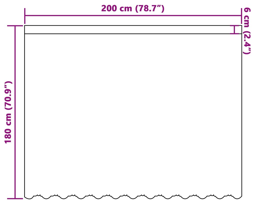 vidaXL Κουρτίνα Δαντέλας με κουρτίνες Floral Λευκό 200 x 180 cm Πολυεστέρας