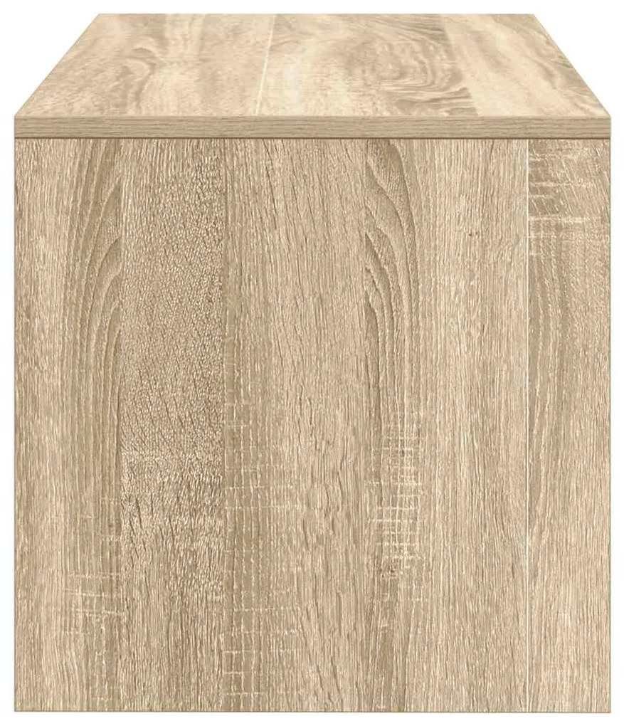Έπιπλο Τηλεόρασης Sonoma Δρυς 80 x 40 x 40 εκ. από Μοριοσανίδα - Καφέ