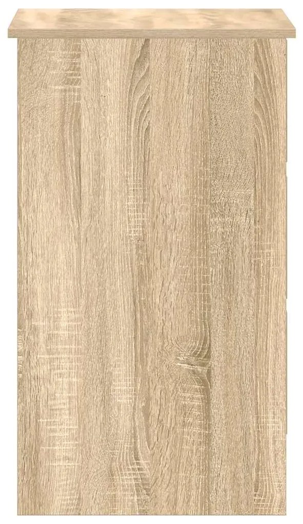 vidaXL Γραφείο Χρώμα Sonoma Δρυς 90 x 45 x 76 εκ. από Επεξ. Ξύλο