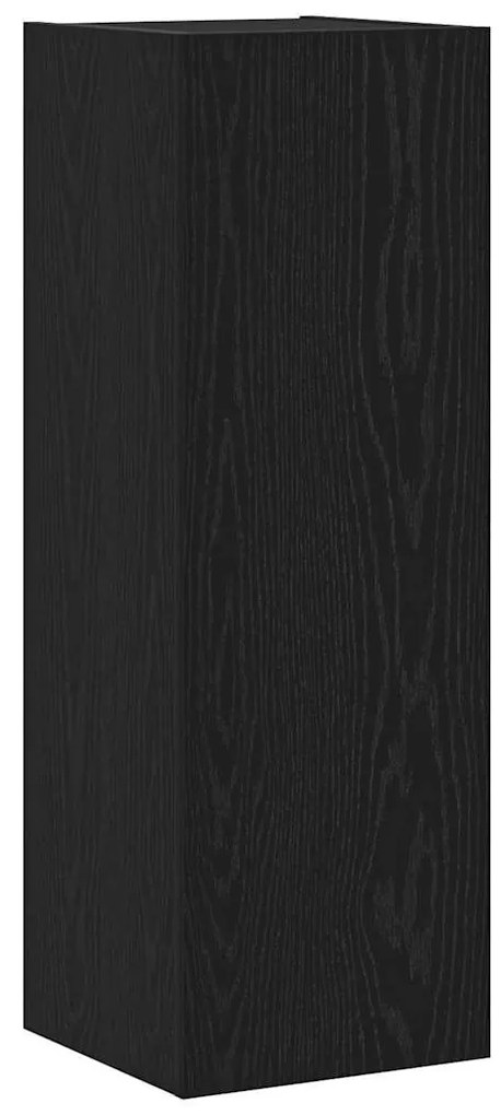 vidaXL Σετ επίπλου τηλεόρασης 8 pcs Μαύρη Οξυά Επεξεργασμένο ξύλο