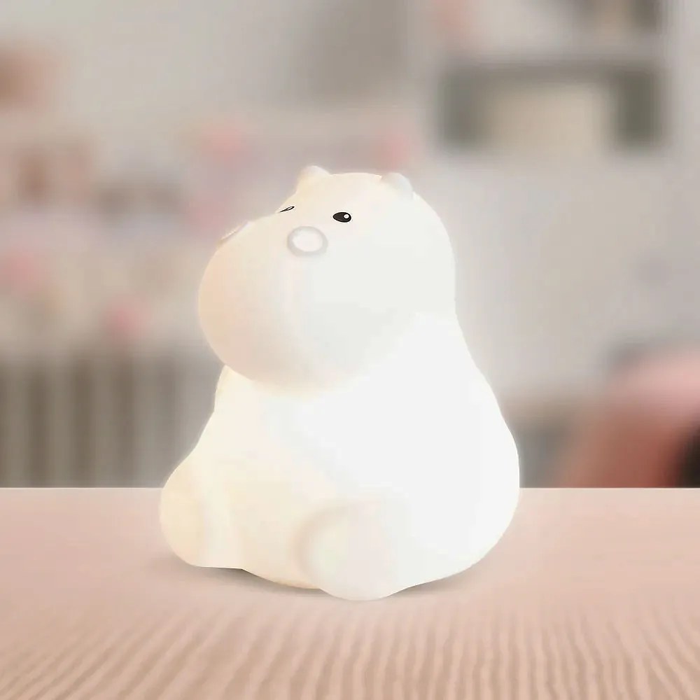 Παιδικό Φωτάκι Νυκτός LED Ango Hippo ANG-215
