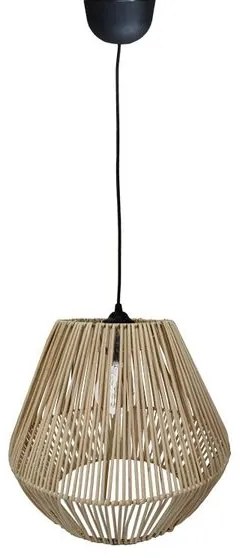 Inart Φωτιστικό Οροφής Ψάθινο Lilabel Φ25x84cm Φυσικό 313-000033