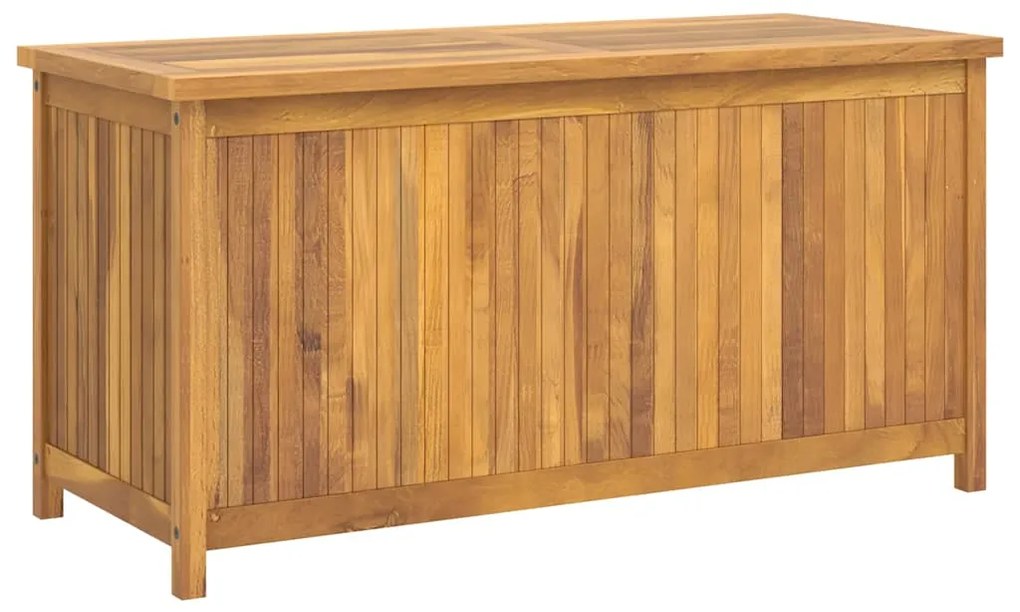 vidaXL Μπαούλο Κήπου 114 x 50 x 58 εκ. από Μασίφ Ξύλο Teak