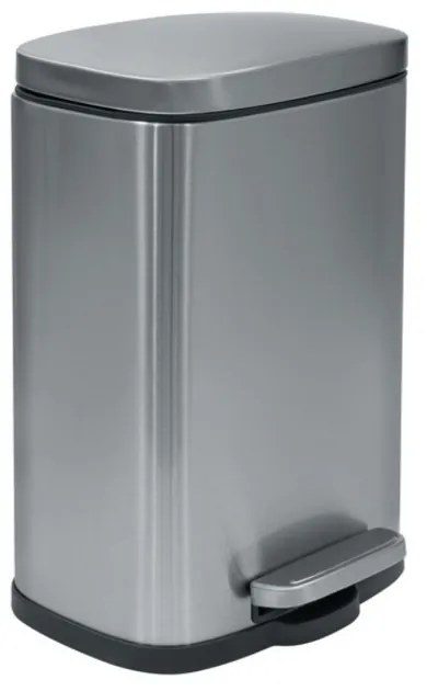 Κάδος Απορριμμάτων Μπάνιου (28x19.3x37.9) Spirella 12lt Akira Iron Brushed