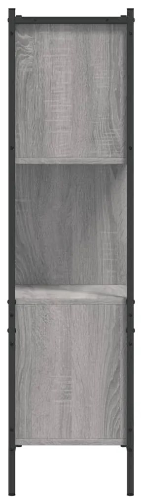 vidaXL Βιβλιοθήκη Γκρι Sonoma 72x28x109 εκ. από Επεξεργασμένο Ξύλο