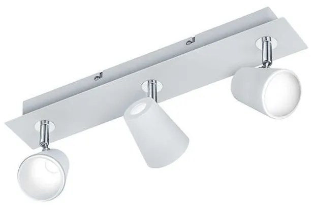 Φωτιστικό Οροφής-Σποτ Led Narcos 3x550Lm 45x16x7cm White Mat-White 873110331 Trio Lighting Metal,Acrylic