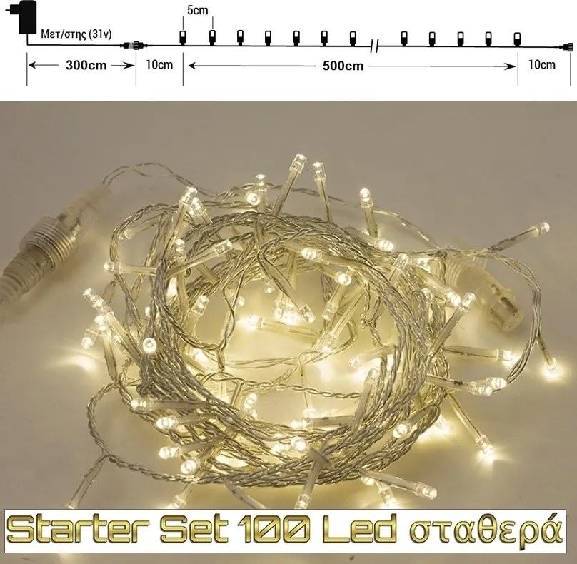 Διακοσμητικά Led Gas-Μπλε  (3 τεμάχια)