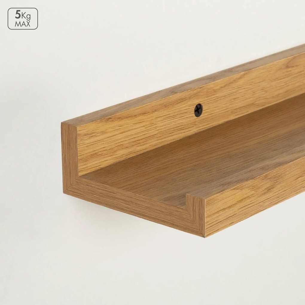 Ράφια Max Home Ξύλο MDF 120 X 4 X 10 CM (4 Μονάδες)