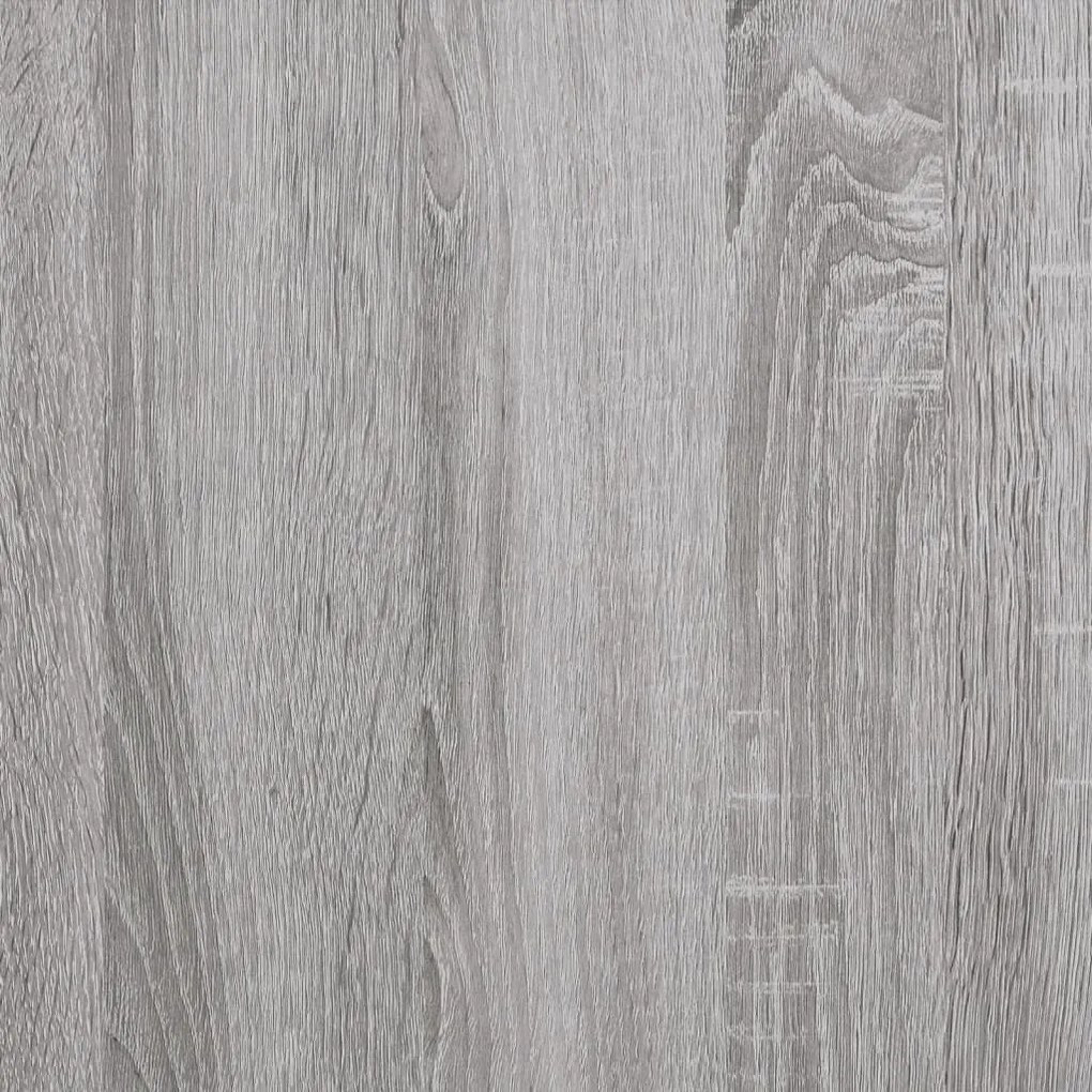 Παγκάκι Αποθήκευσης Γκρι Sonoma 42x42x45 εκ. Επεξεργασμένο Ξύλο - Γκρι