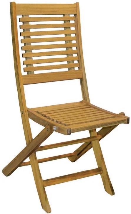 Ξύλινη Πτυσσόμενη Καρέκλα Χαμηλής Πλάτης ,Balau Wood