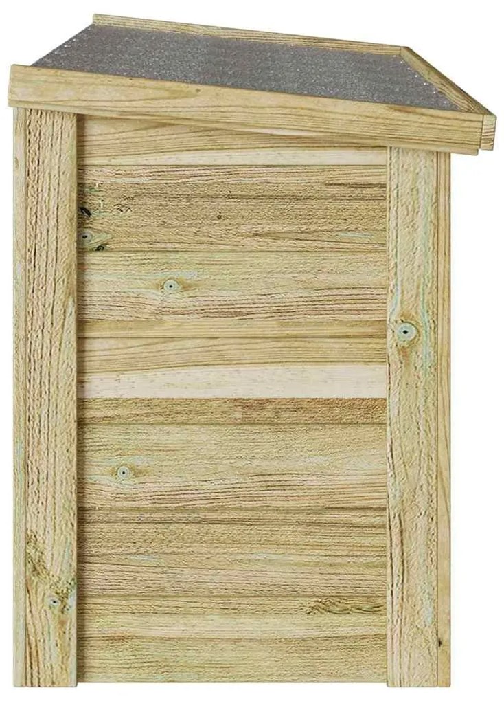 vidaXL Κουτί Αποθήκευσης 44x119x57 εκ., Ενισχυμένο Ξύλο Πεύκου