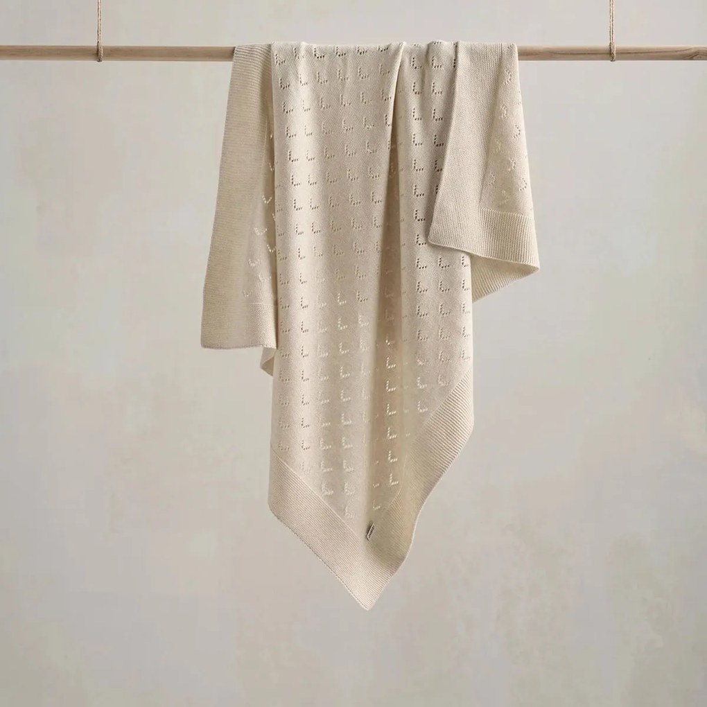 Κουβέρτα Πλεκτή Αγκαλιάς (70x90) Mamas &amp; Papas Oat Pointe BTBW 7883EM201