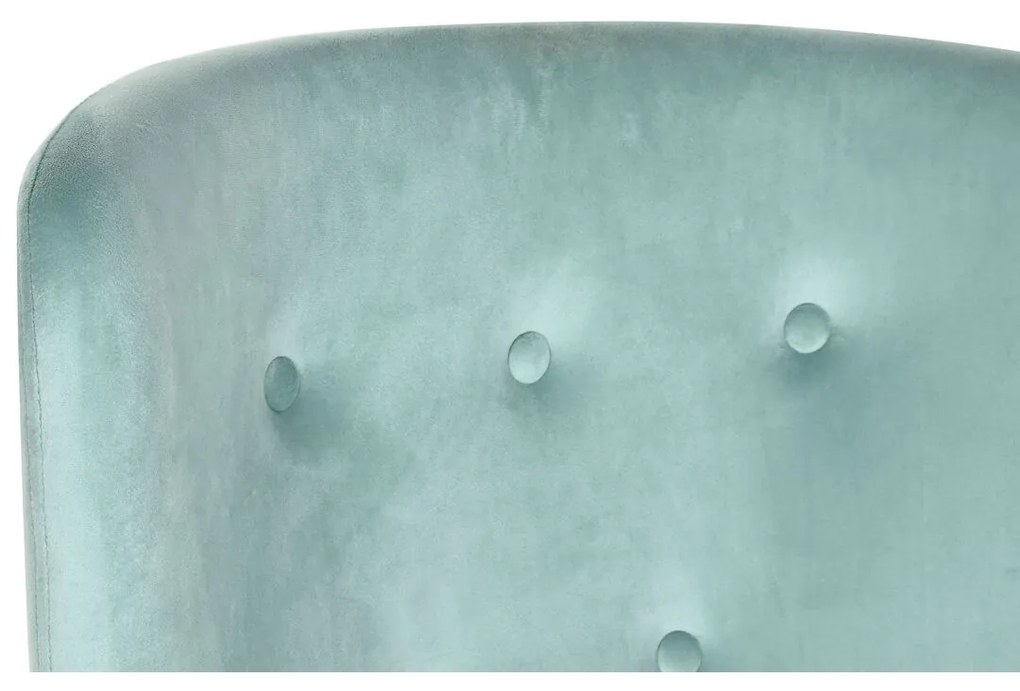 Κουνιστή Καρέκλα Home ESPRIT Μαύρο Sky μπλε πολυεστέρας Μέταλλο 68 x 90 x 92 cm