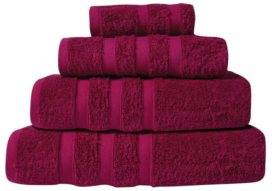 Πετσέτα Prestige 1168 Plum Das Home Σώματος 90x160cm 100% Cotton