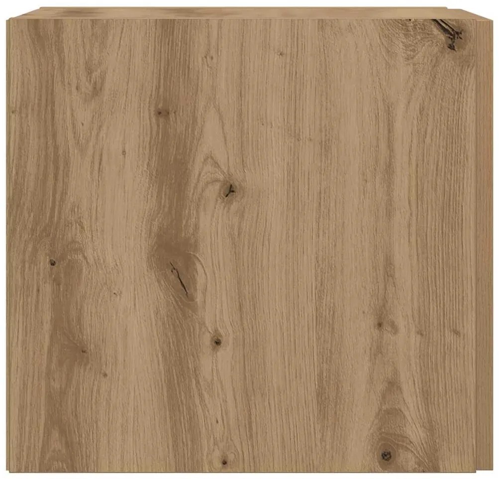 vidaXL Έπιπλο Τοίχου Μασίφ Δρυός 30x42.5x40 εκ. Κατασκευασμένο Ξύλο