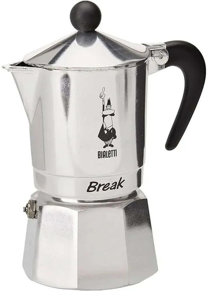Καφετιέρα Espresso Break 209.0005923/KK 200ml Inox-Black Bialetti Αλουμίνιο