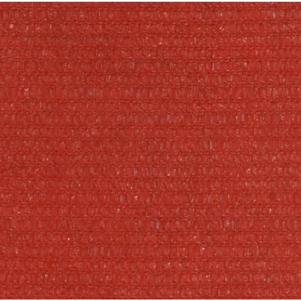 Πανί Σκίασης Κόκκινο 3,5 x 3,5 x 4,9 μ. από HDPE 160 γρ./μ² - Κόκκινο