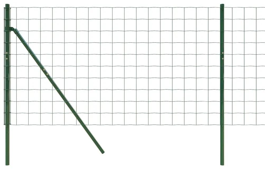 Συρματόπλεγμα Περίφραξης Πράσινο 1x25 μ. Γαλβανισμένο Ατσάλι - Πράσινο