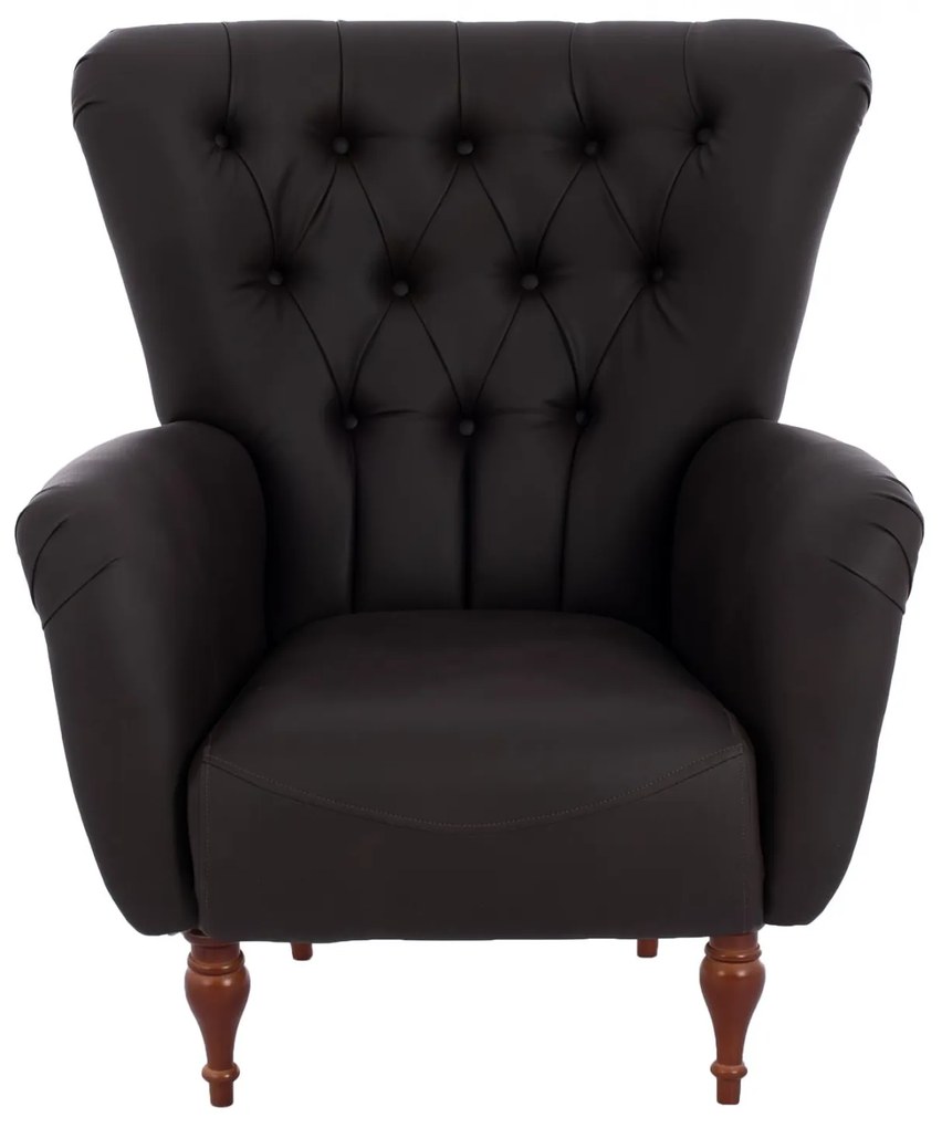 ΠΟΛΥΘΡΟΝΑ ΜΠΕΡΖΕΡΑ Τ. CHESTERFIELD ΣΕ ΧΡΩΜΑ ΚΑΦΕ  87x88x100 εκ. 87x88x100 εκ.