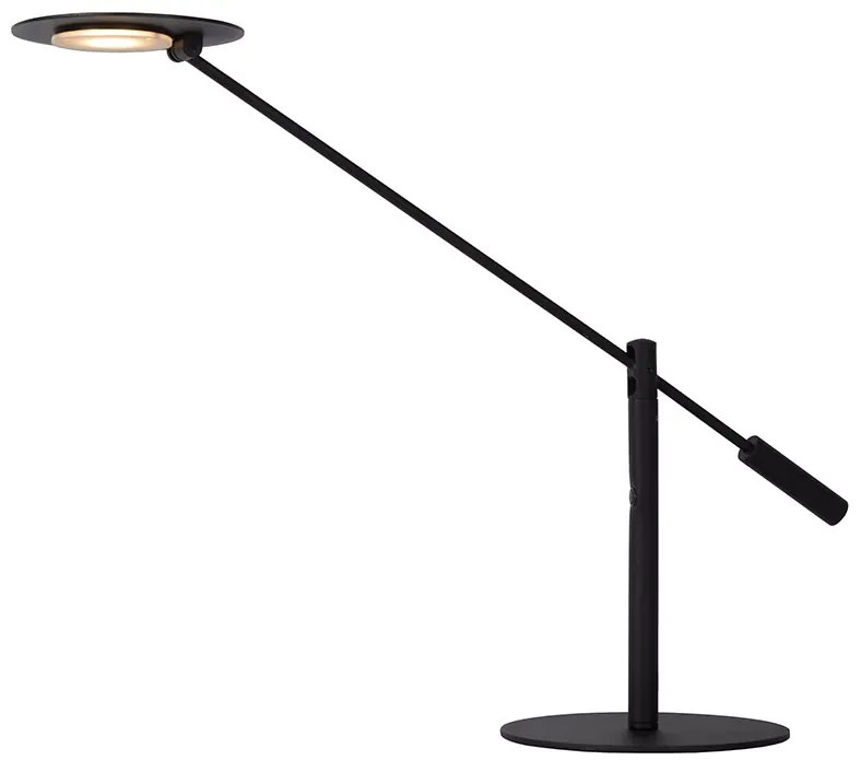 Φωτιστικό Επιτραπέζιο Lucide 19666-09-30 ANSELMO Μαύρο Ματ (Black Mat) 3000 K