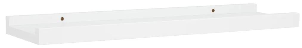 Ράφια για Κορνίζες 2 τεμ. Λευκά 40 x 9 x 3 εκ. από MDF - Λευκό
