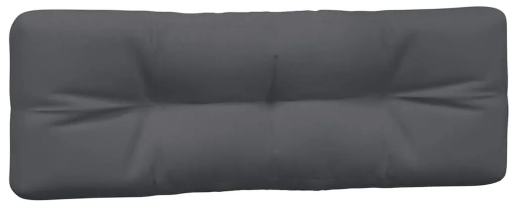 Μαξιλάρια Καναπέ Παλέτας 2 τεμ. Ανθρακί Υφασμάτινα - Ανθρακί
