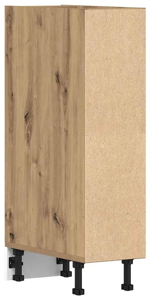 vidaXL Ντουλάπι Δαπέδου Riga Δρυς τεχνίτης 20x44,5x81,5εκ. Μοριοσανίδα