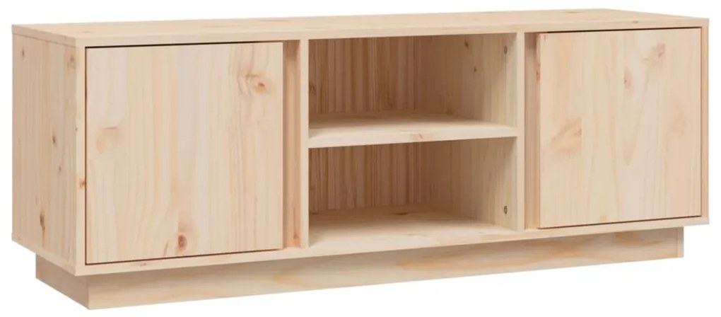 vidaXL Έπιπλο Τηλεόρασης 110 x 35 x 40,5 εκ. από Μασίφ Ξύλο Πεύκου