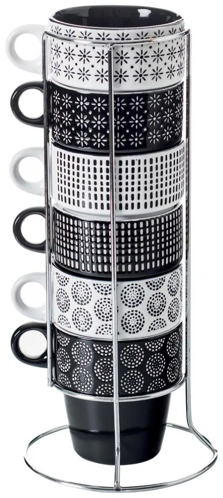 Κούπες 260ml Με Στάντ (Σετ 6τμχ) S-D Ethnic 145445