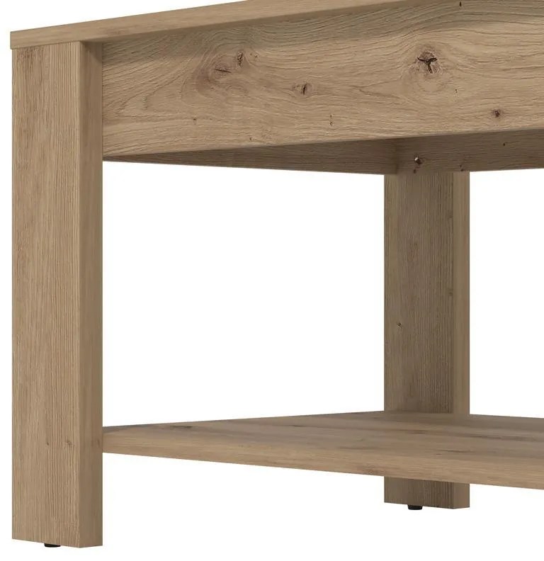 Τραπεζάκι Σαλονιού CLENT Artisan Oak 90x50x45εκ. 90x50x45 εκ.