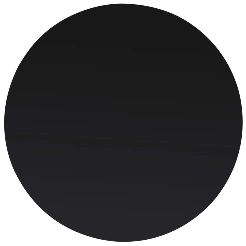 vidaXL Επιφάνεια Τραπεζιού Στρογγυλή 900 χιλ. από Ψημένο Γυαλί