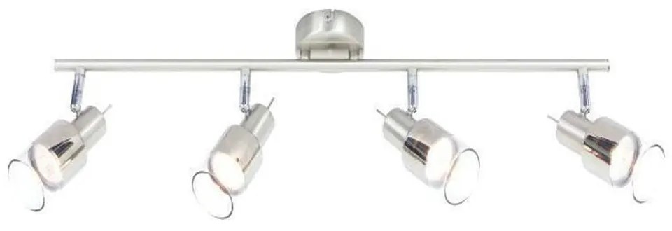 Φωτιστικό Οροφής - Σποτ MC6564 4ΧGU10 Platinum Nickel Aca Decor Metal