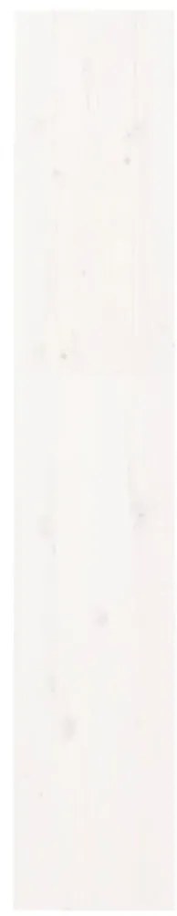 vidaXL Βιβλιοθήκη/Διαχωριστικό Χώρου Λευκή 60x30x167,5 εκ. Μασίφ Πεύκο