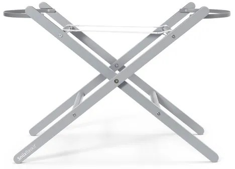 Καλαθούνα SNUZ SNUZBASKIT LIGHT GREY &amp; ΞΥΛΙΝΗ ΒΑΣΗ DOVE