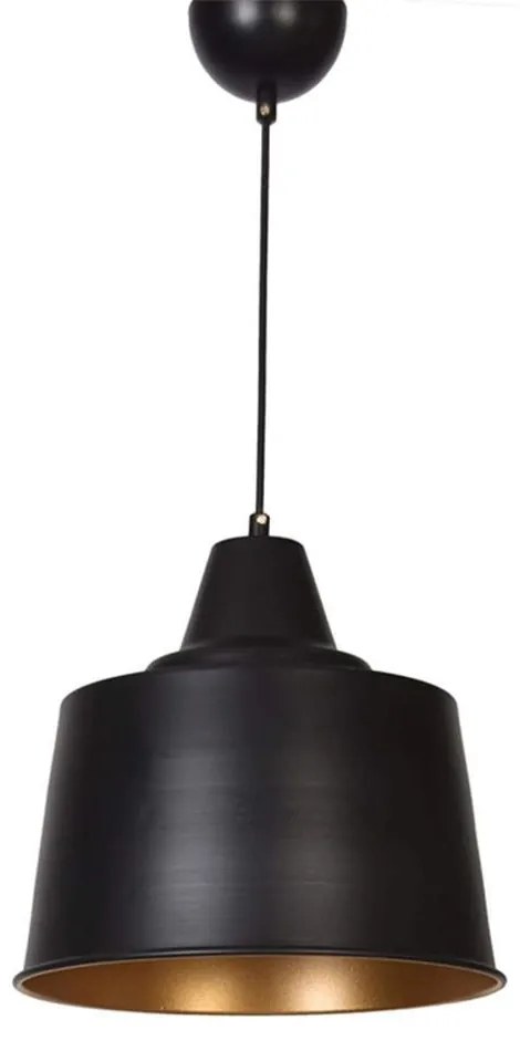 Φωτιστικό Οροφής 835-92-107 30cm E27 Black-Gold