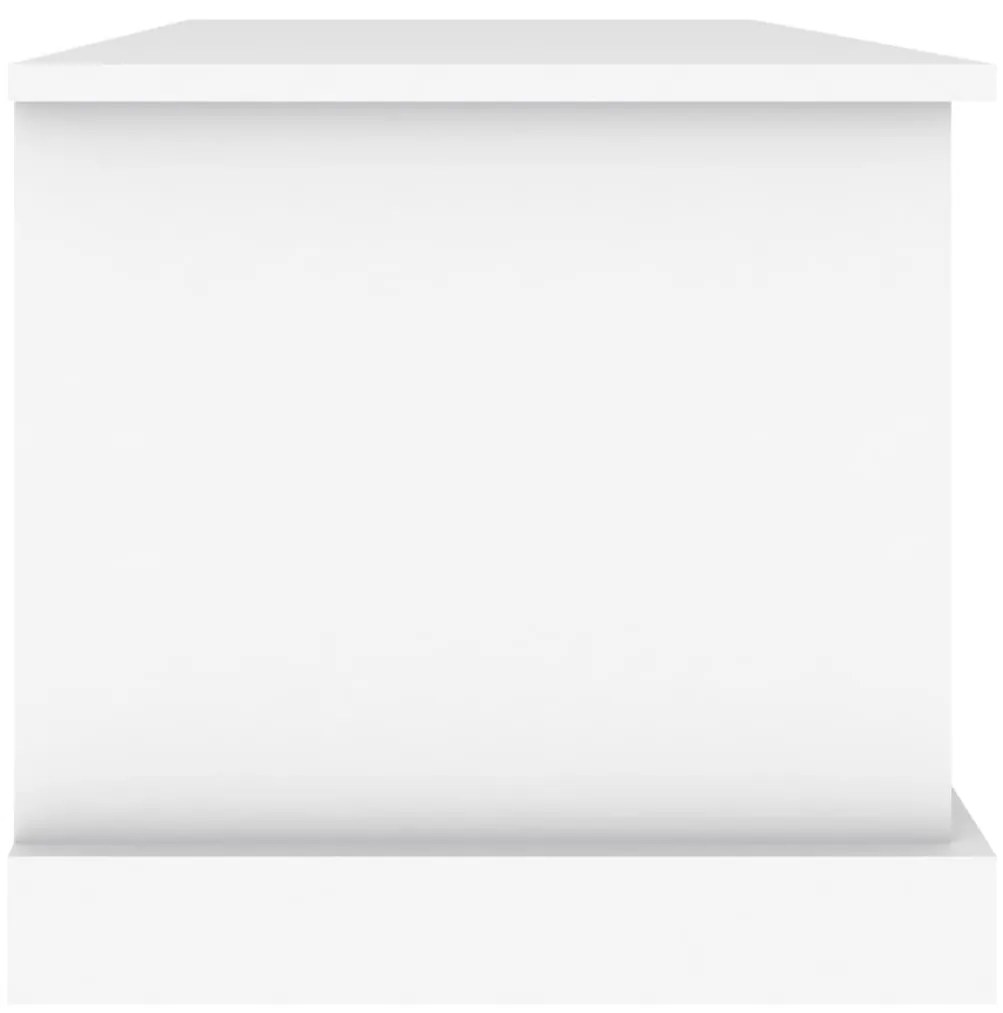 Κουτί Αποθήκευσης Λευκό 70x40x38 εκ. Επεξεργασμένο Ξύλο - Λευκό