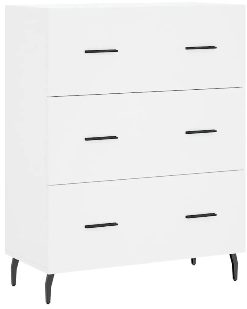 vidaXL Ντουλάπι Λευκό 69,5x34x180 εκ. από Επεξεργασμένο Ξύλο