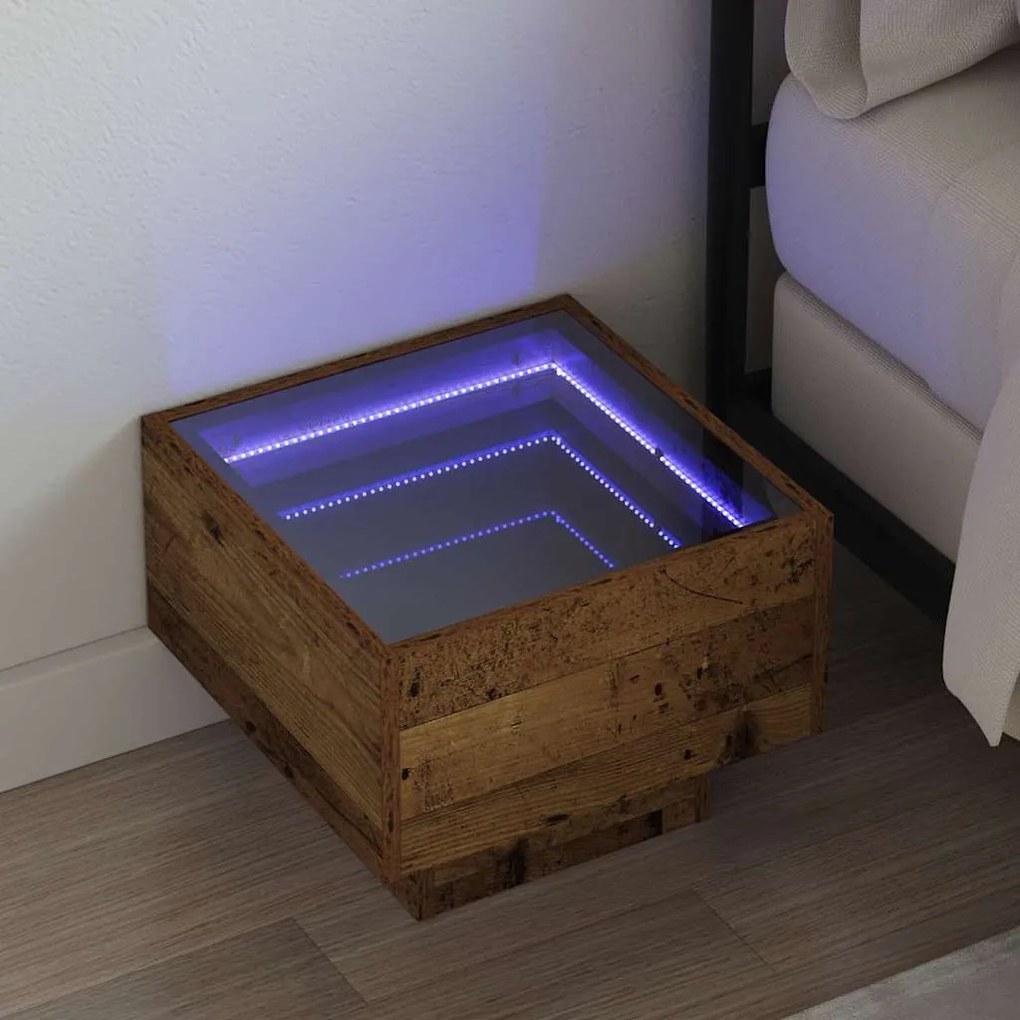 vidaXL Ντουλάπι αποθήκευσης Παλαιό ξύλο 40 x 40 x 30 cm