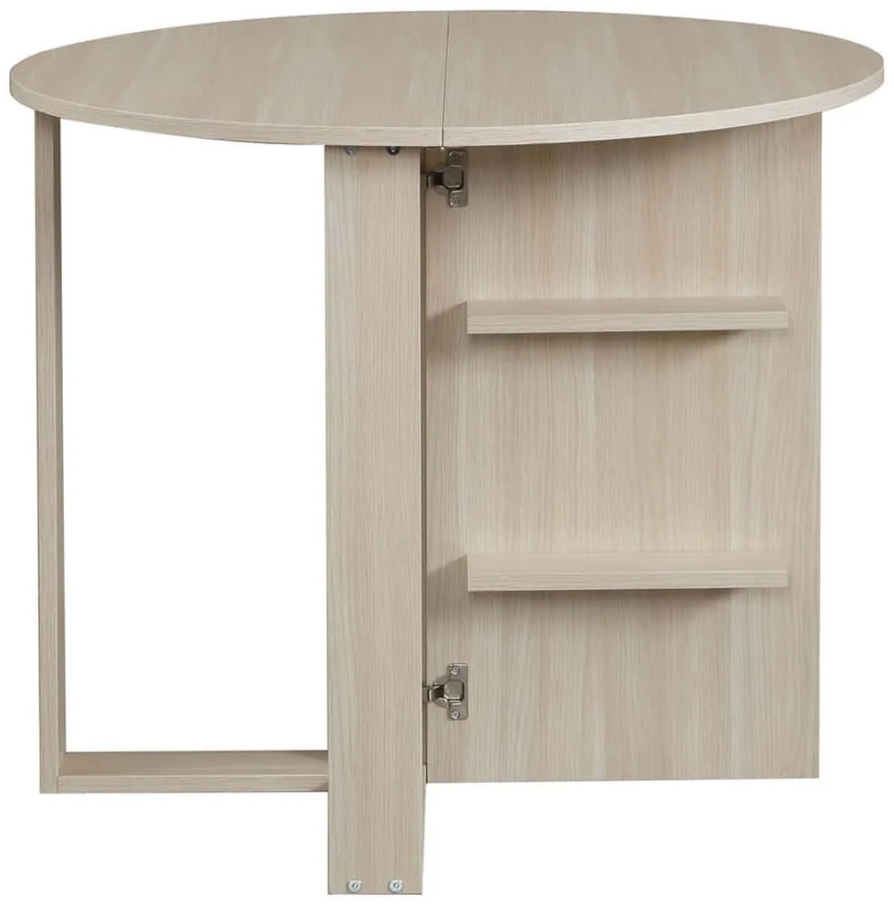 Τραπέζι Αναδιπλούμενο Middle 801CMY2922 90x45x77cm Oak Μοριοσανίδα, Μελαμίνη