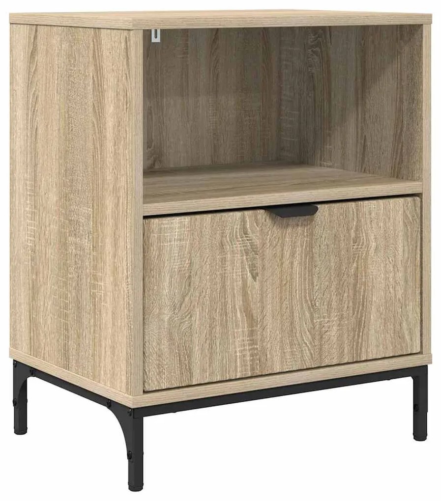 vidaXL Κομοδίνο Sonoma Δρυς 49 x 36 x 61 εκ Επεξεργασμένο ξύλο