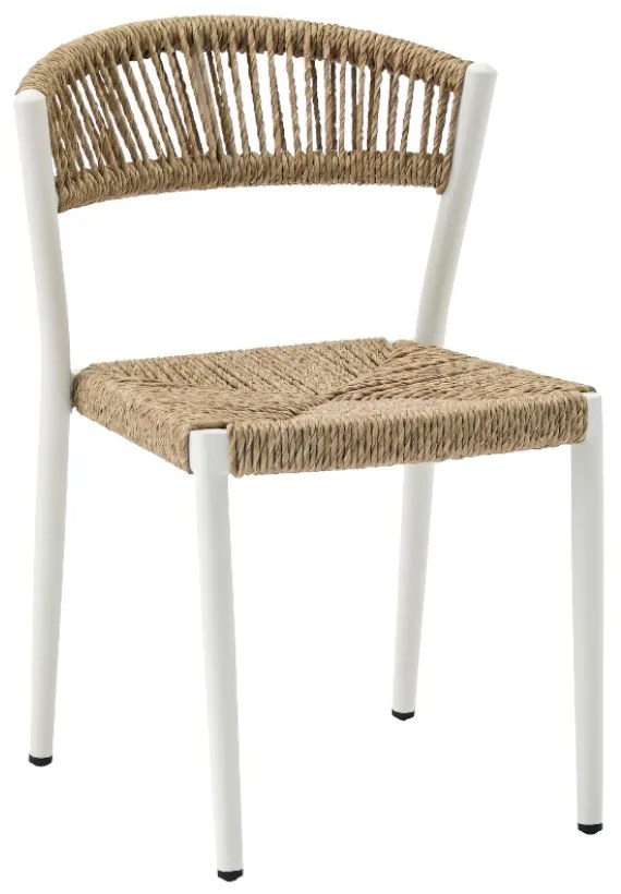 Metaxakis   Dijon, Alu./Wicker Armchair  metax-01-00-2857 διάστ.59.5000 x 54.0000 x 77.0000