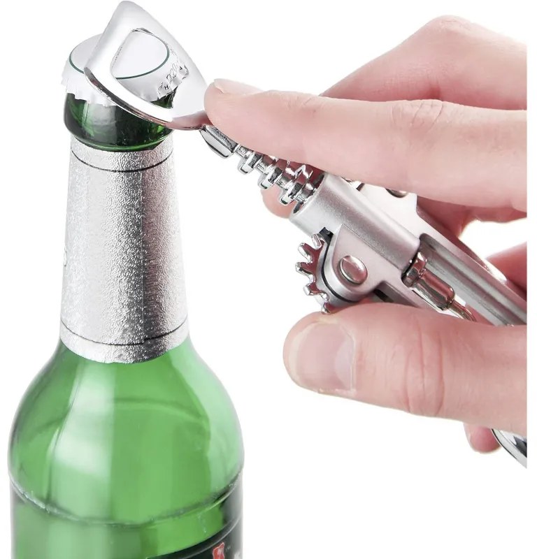 Τιρμπουσόν Fackelmann 49785, 16,5 cm, Μοχλός, Ανοξείδωτο, Inox