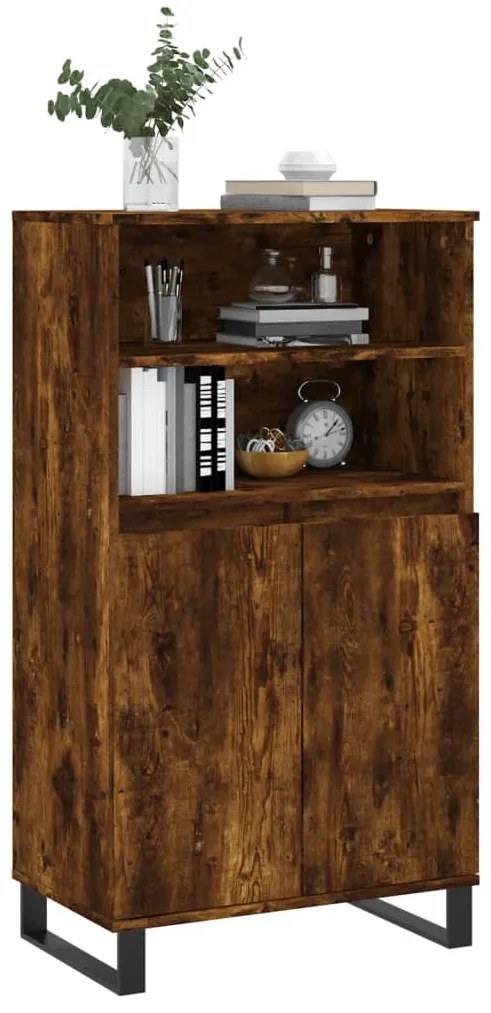 vidaXL Ντουλάπι Καπνιστή δρυς 60 x 36 x 110 εκ. από Επεξεργασμένο Ξύλο