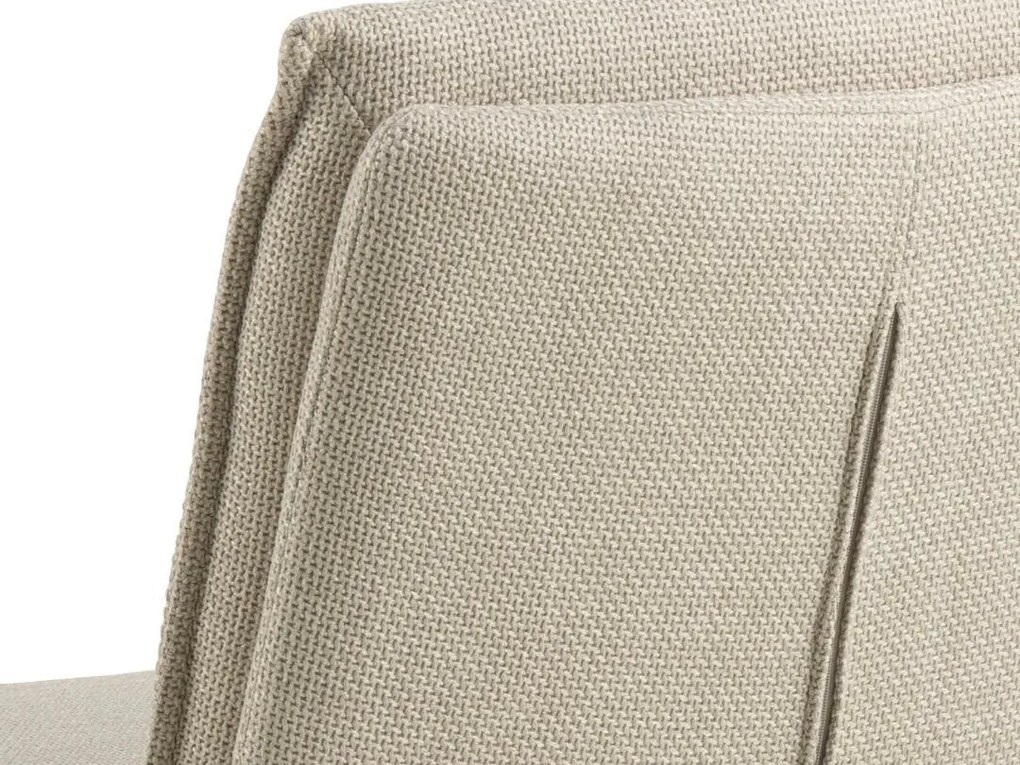 Καρέκλα Oakland 898, Beige, Μαύρο, 85x48x59cm, 8 kg, Ταπισερί, Μεταλλικά, Ξύλο | Epipla1.gr